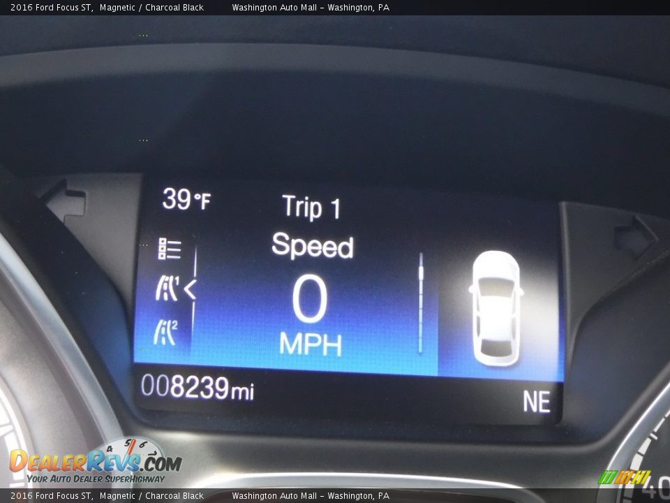 2016 Ford Focus ST Magnetic / Charcoal Black Photo #32