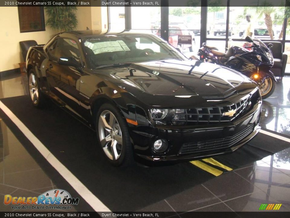 2010 Chevrolet Camaro SS Coupe Black / Black Photo #1