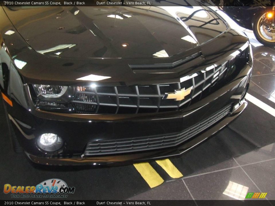 2010 Chevrolet Camaro SS Coupe Black / Black Photo #11