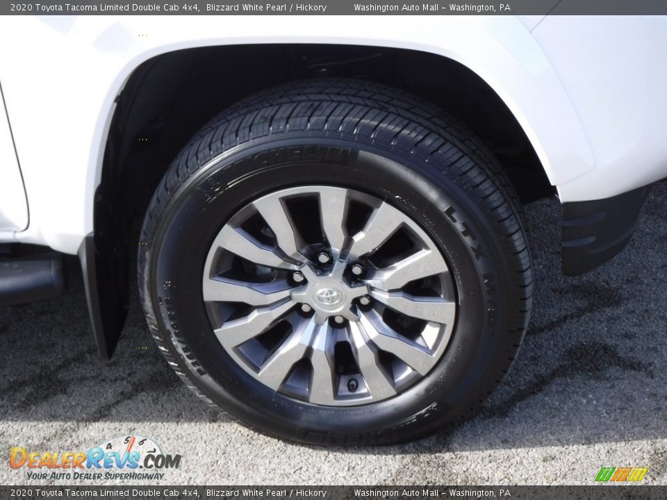 2020 Toyota Tacoma Limited Double Cab 4x4 Blizzard White Pearl / Hickory Photo #3