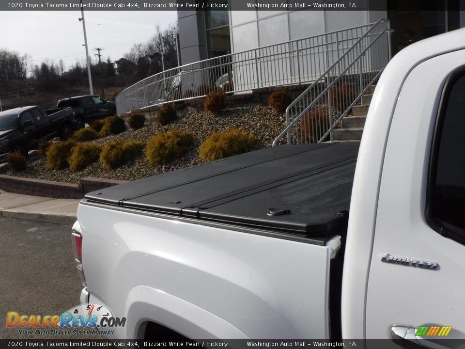 2020 Toyota Tacoma Limited Double Cab 4x4 Blizzard White Pearl / Hickory Photo #6
