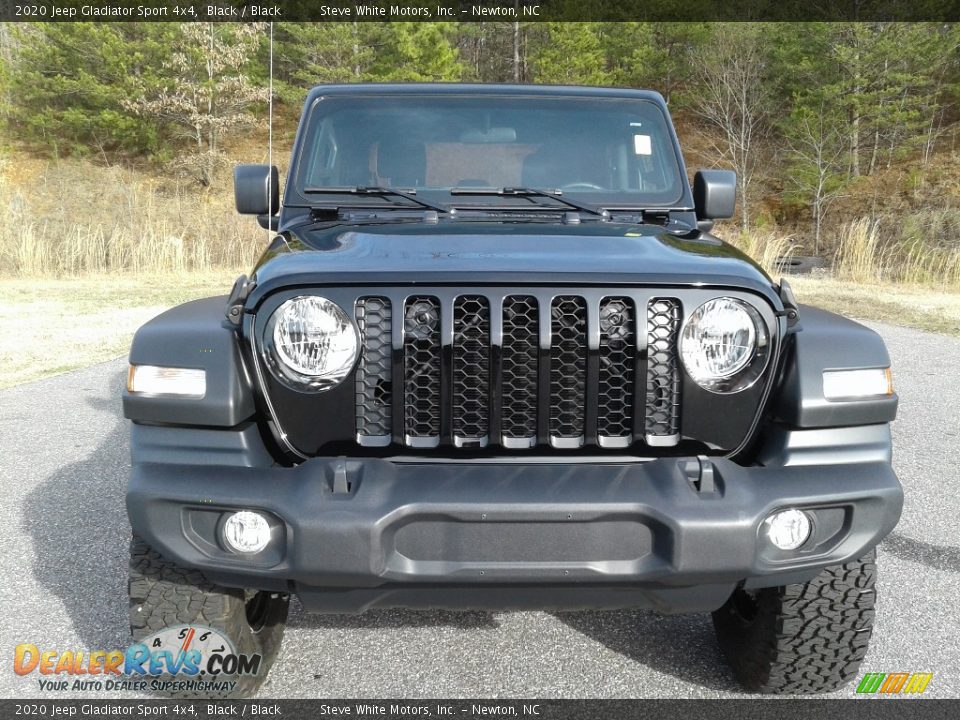 2020 Jeep Gladiator Sport 4x4 Black / Black Photo #3