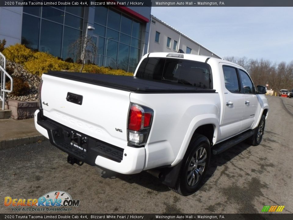 2020 Toyota Tacoma Limited Double Cab 4x4 Blizzard White Pearl / Hickory Photo #11