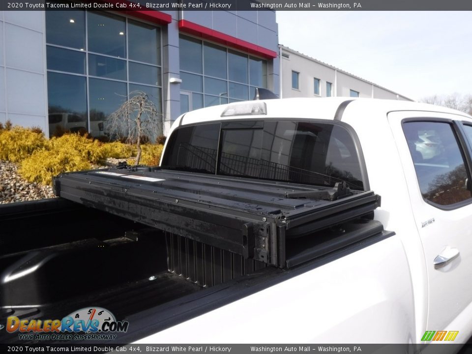 2020 Toyota Tacoma Limited Double Cab 4x4 Blizzard White Pearl / Hickory Photo #12