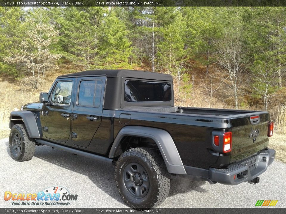 2020 Jeep Gladiator Sport 4x4 Black / Black Photo #9