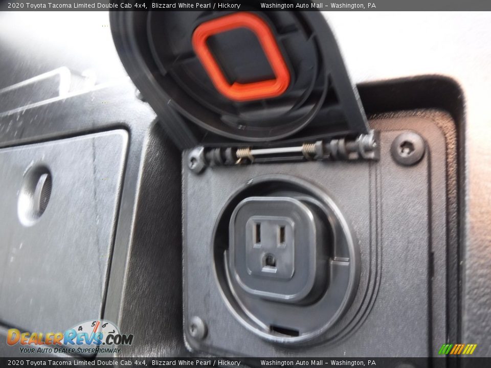 2020 Toyota Tacoma Limited Double Cab 4x4 Blizzard White Pearl / Hickory Photo #14