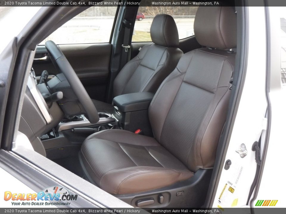 2020 Toyota Tacoma Limited Double Cab 4x4 Blizzard White Pearl / Hickory Photo #19
