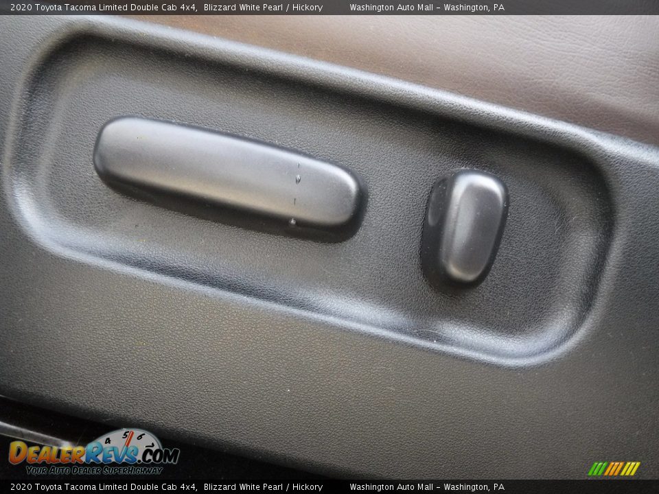 2020 Toyota Tacoma Limited Double Cab 4x4 Blizzard White Pearl / Hickory Photo #20