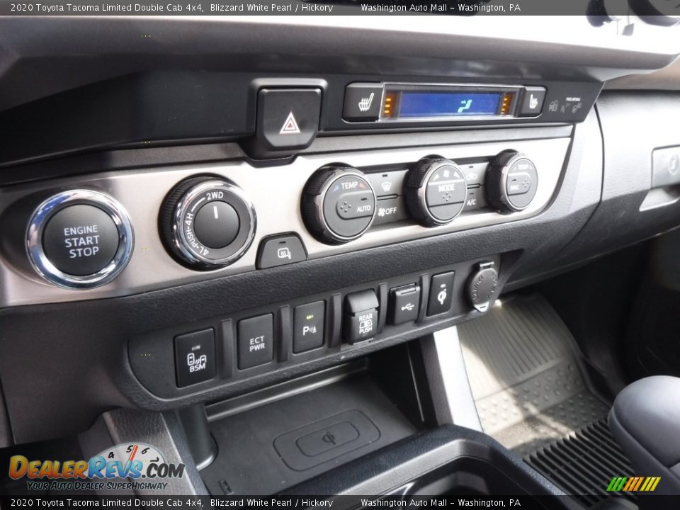 2020 Toyota Tacoma Limited Double Cab 4x4 Blizzard White Pearl / Hickory Photo #22