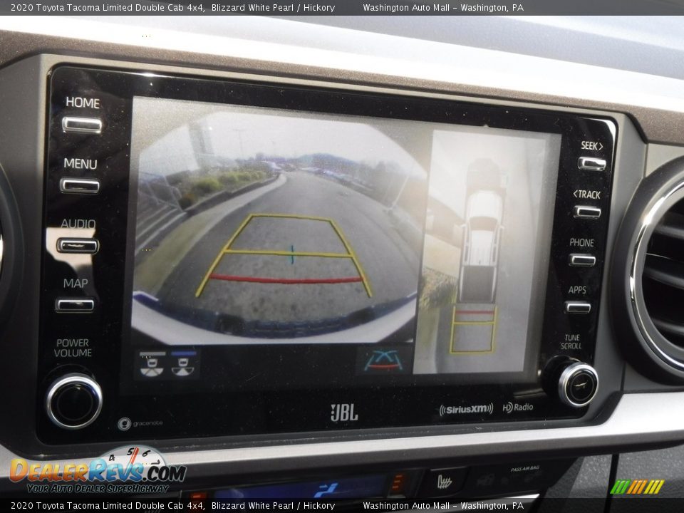 2020 Toyota Tacoma Limited Double Cab 4x4 Blizzard White Pearl / Hickory Photo #24