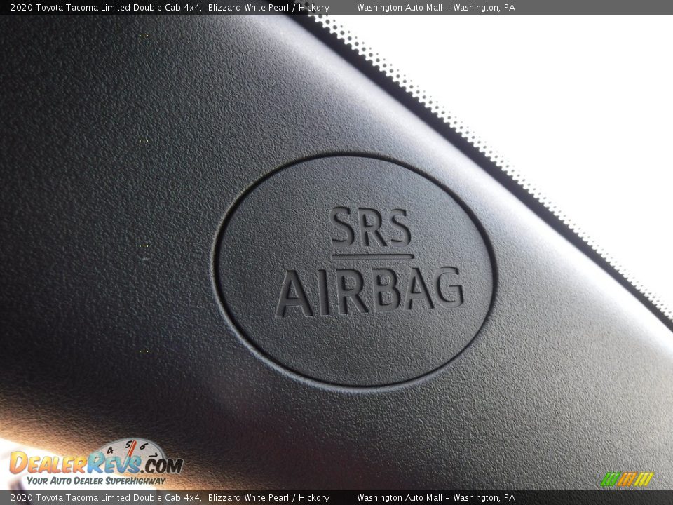 2020 Toyota Tacoma Limited Double Cab 4x4 Blizzard White Pearl / Hickory Photo #27