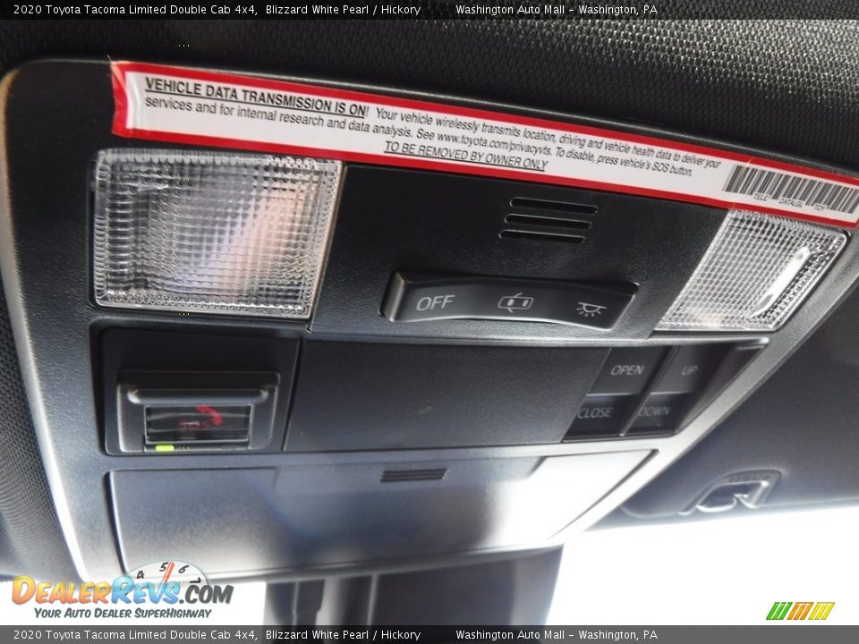 2020 Toyota Tacoma Limited Double Cab 4x4 Blizzard White Pearl / Hickory Photo #28