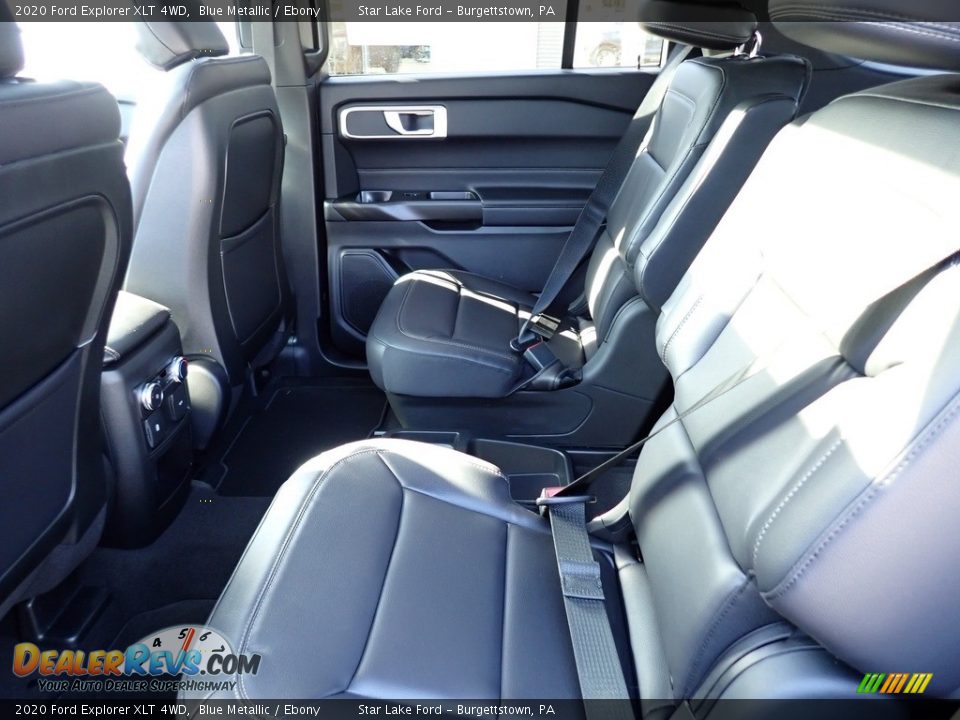 2020 Ford Explorer XLT 4WD Blue Metallic / Ebony Photo #12