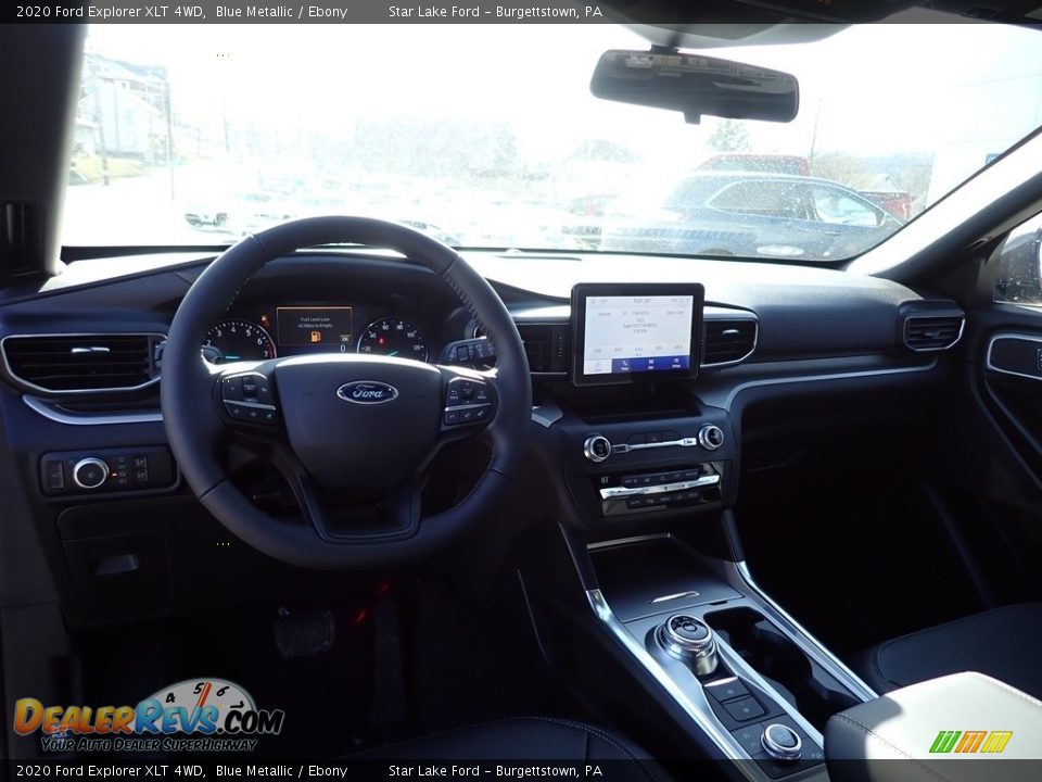 2020 Ford Explorer XLT 4WD Blue Metallic / Ebony Photo #13