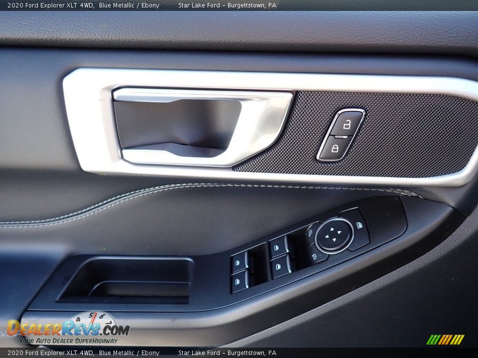 2020 Ford Explorer XLT 4WD Blue Metallic / Ebony Photo #14