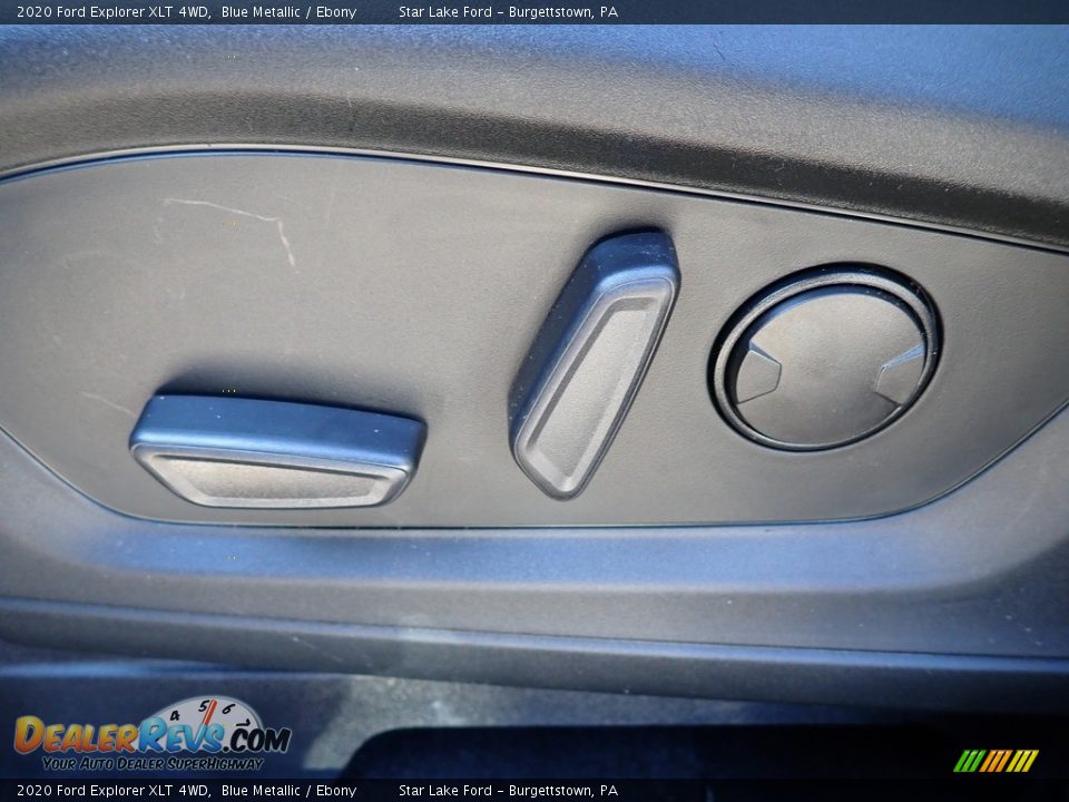2020 Ford Explorer XLT 4WD Blue Metallic / Ebony Photo #16