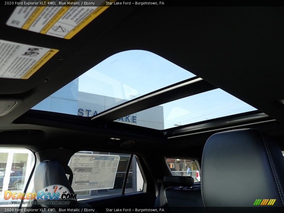 2020 Ford Explorer XLT 4WD Blue Metallic / Ebony Photo #17