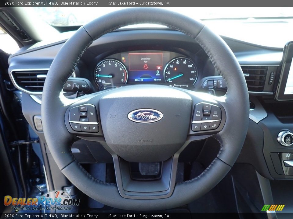 2020 Ford Explorer XLT 4WD Blue Metallic / Ebony Photo #18