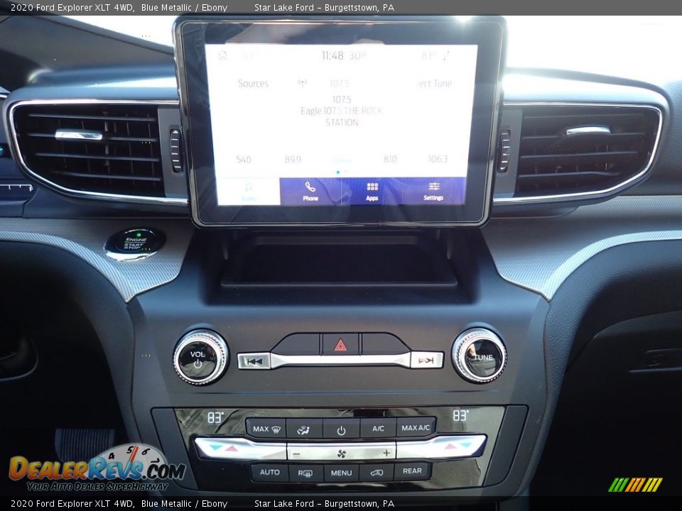 2020 Ford Explorer XLT 4WD Blue Metallic / Ebony Photo #20