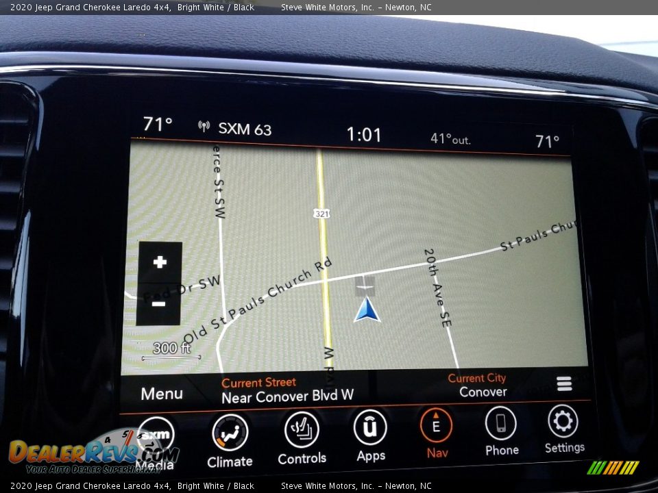 2020 Jeep Grand Cherokee Laredo 4x4 Bright White / Black Photo #25