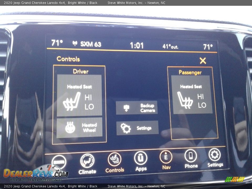 2020 Jeep Grand Cherokee Laredo 4x4 Bright White / Black Photo #26