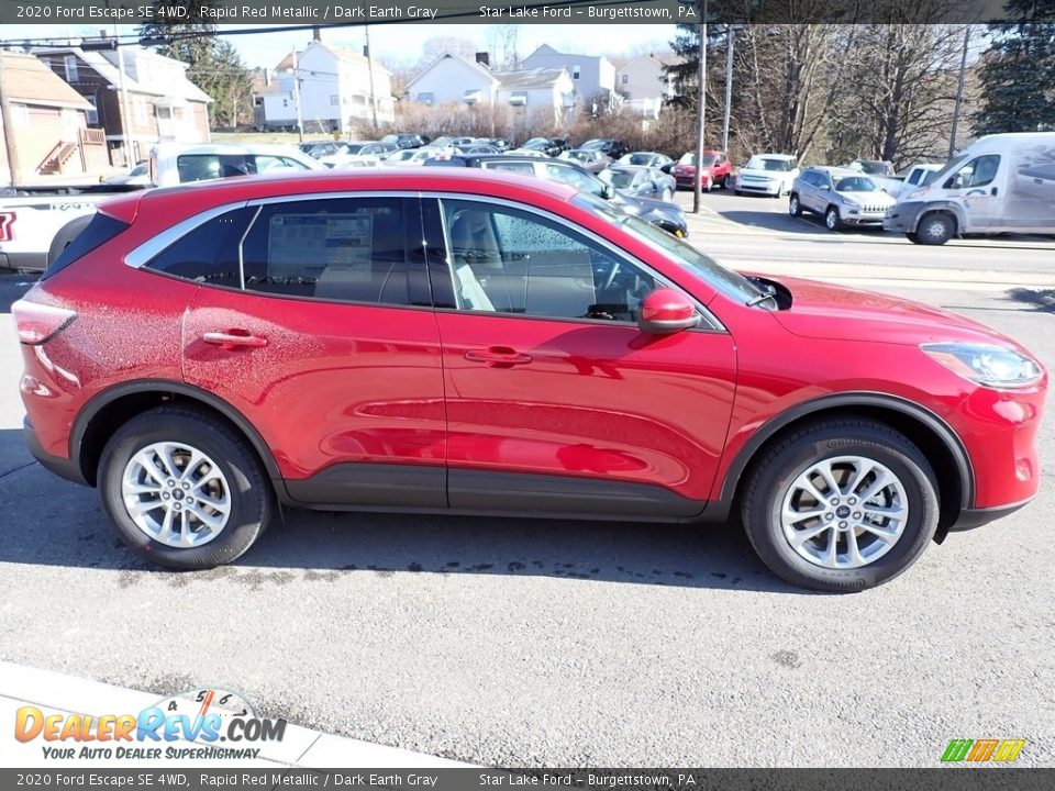 2020 Ford Escape SE 4WD Rapid Red Metallic / Dark Earth Gray Photo #7