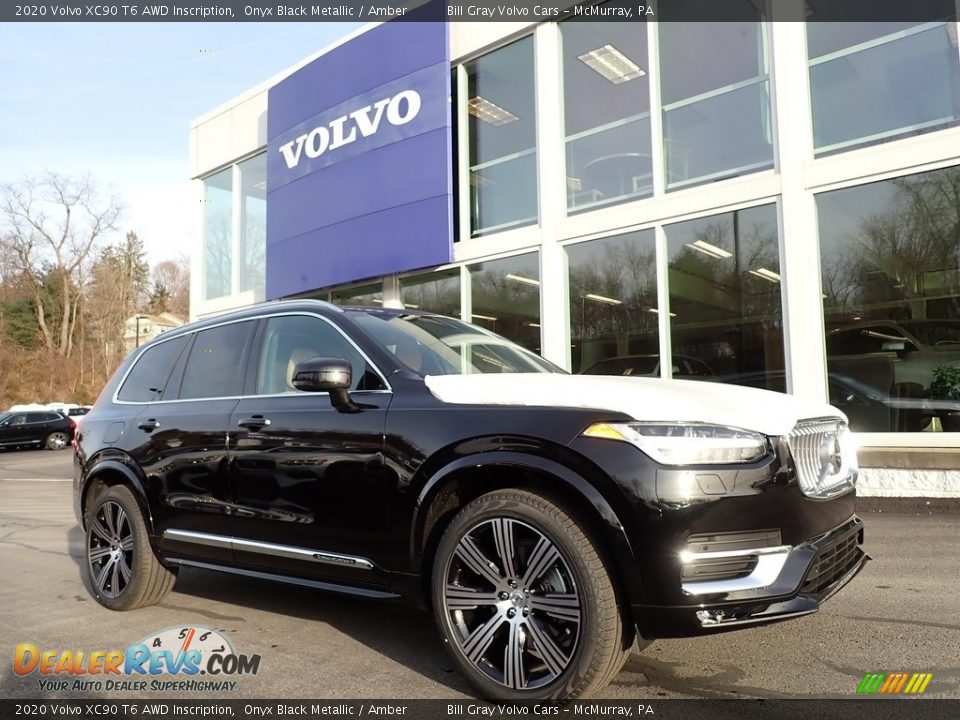 Front 3/4 View of 2020 Volvo XC90 T6 AWD Inscription Photo #1