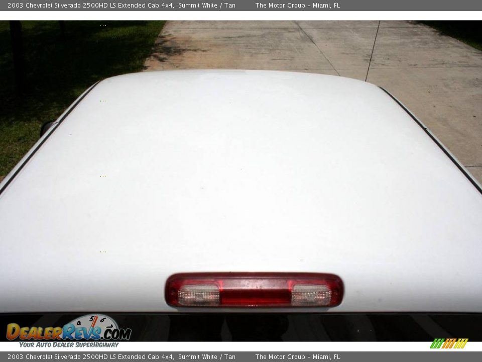 2003 Chevrolet Silverado 2500HD LS Extended Cab 4x4 Summit White / Tan Photo #27