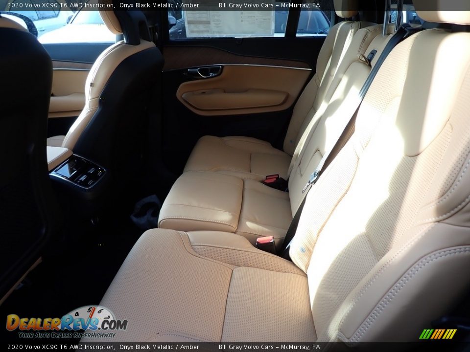 Rear Seat of 2020 Volvo XC90 T6 AWD Inscription Photo #8