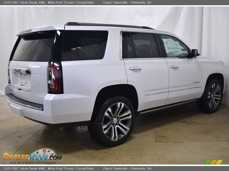2020 GMC Yukon Denali 4WD White Frost Tricoat / Cocoa/Shale Photo #9