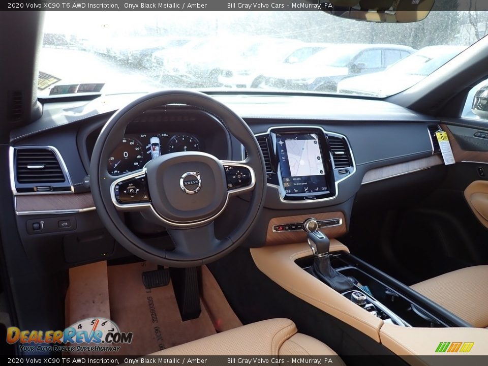 Amber Interior - 2020 Volvo XC90 T6 AWD Inscription Photo #9