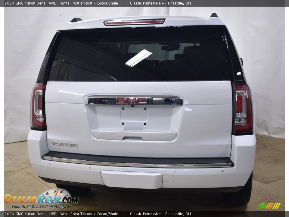 2020 GMC Yukon Denali 4WD White Frost Tricoat / Cocoa/Shale Photo #10