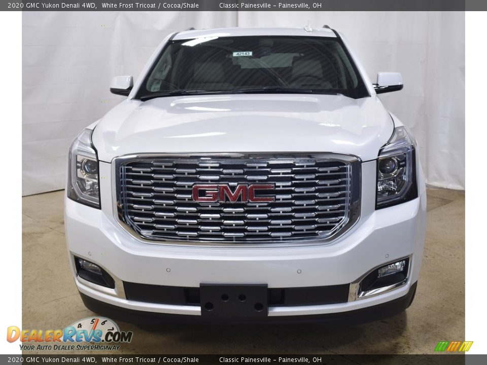 2020 GMC Yukon Denali 4WD White Frost Tricoat / Cocoa/Shale Photo #11