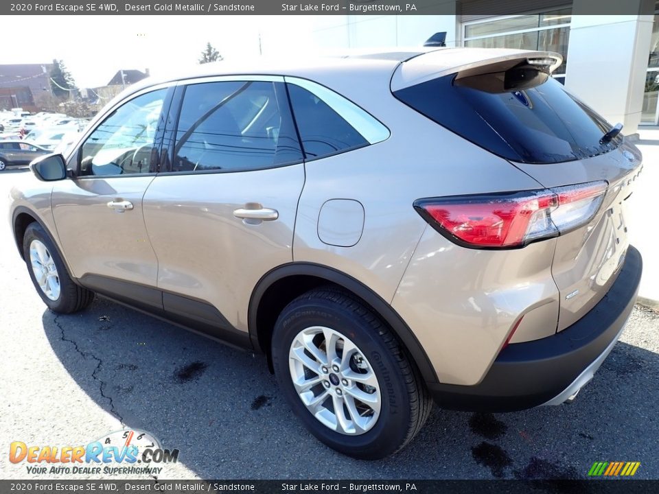 2020 Ford Escape SE 4WD Desert Gold Metallic / Sandstone Photo #3