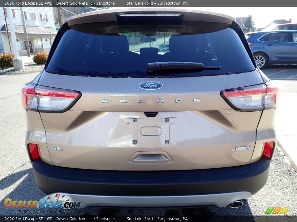 2020 Ford Escape SE 4WD Desert Gold Metallic / Sandstone Photo #4