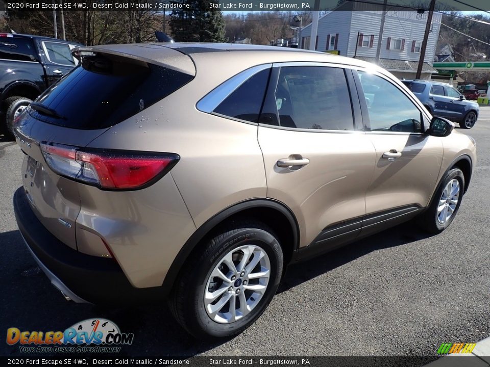 2020 Ford Escape SE 4WD Desert Gold Metallic / Sandstone Photo #6
