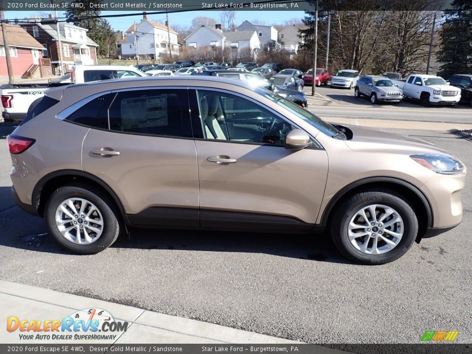 Desert Gold Metallic 2020 Ford Escape SE 4WD Photo #7