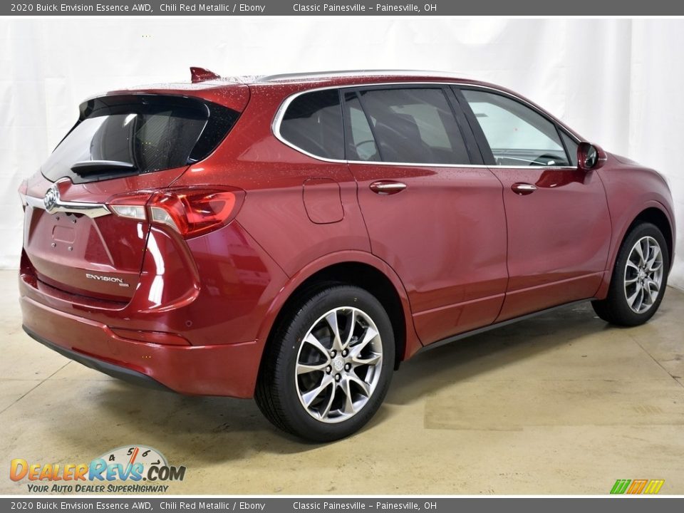 2020 Buick Envision Essence AWD Chili Red Metallic / Ebony Photo #8