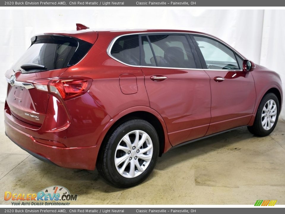 2020 Buick Envision Preferred AWD Chili Red Metallic / Light Neutral Photo #2