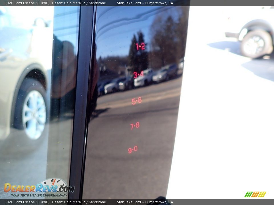 2020 Ford Escape SE 4WD Desert Gold Metallic / Sandstone Photo #14