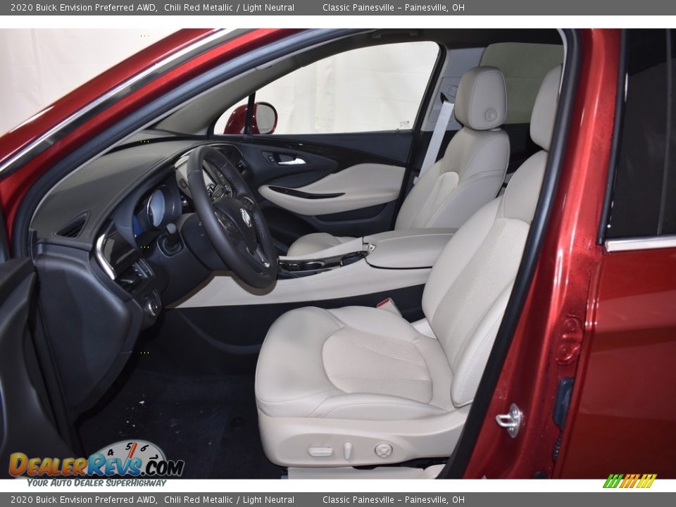 2020 Buick Envision Preferred AWD Chili Red Metallic / Light Neutral Photo #6