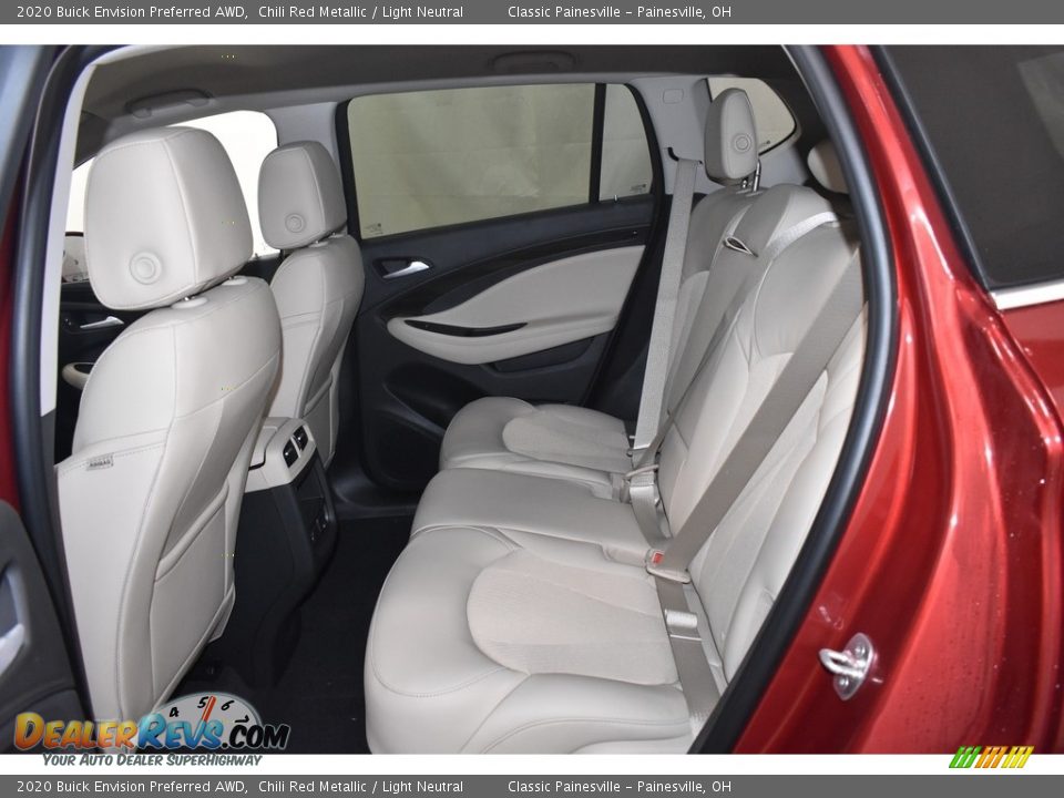 2020 Buick Envision Preferred AWD Chili Red Metallic / Light Neutral Photo #7
