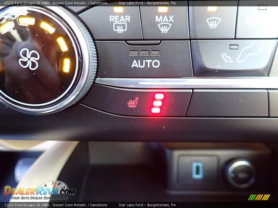 2020 Ford Escape SE 4WD Desert Gold Metallic / Sandstone Photo #17