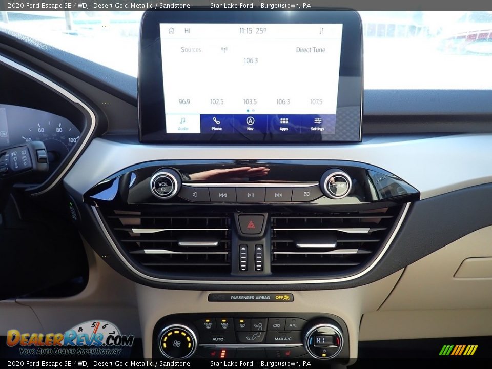 Controls of 2020 Ford Escape SE 4WD Photo #20