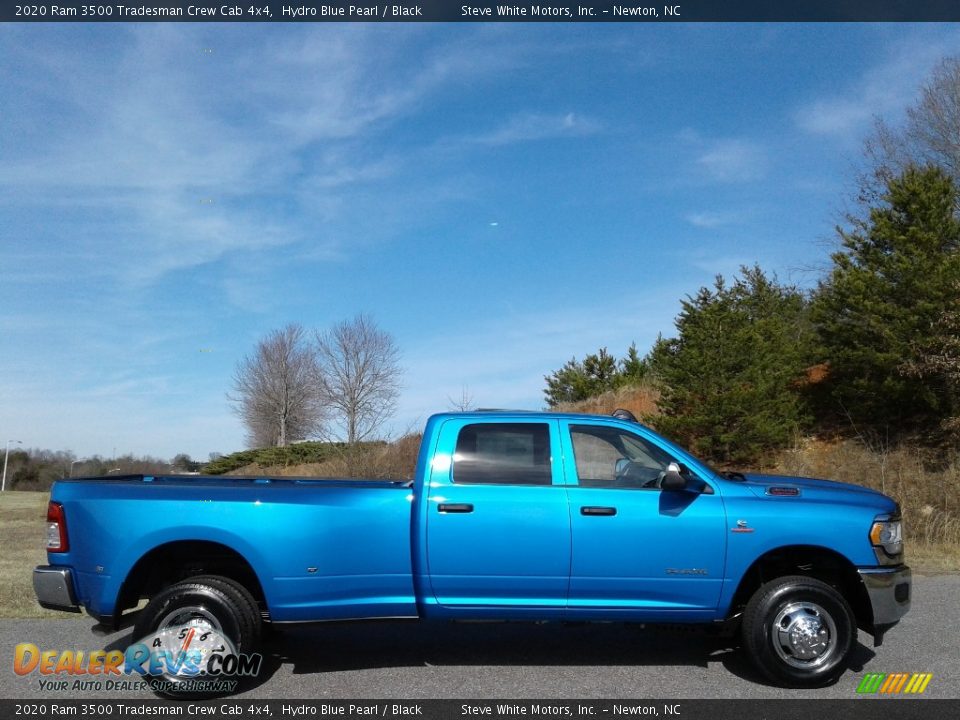 2020 Ram 3500 Tradesman Crew Cab 4x4 Hydro Blue Pearl / Black Photo #5