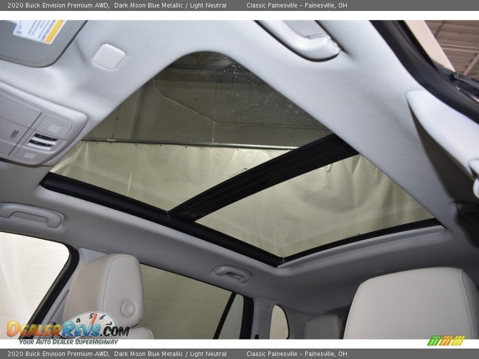 2020 Buick Envision Premium AWD Dark Moon Blue Metallic / Light Neutral Photo #2