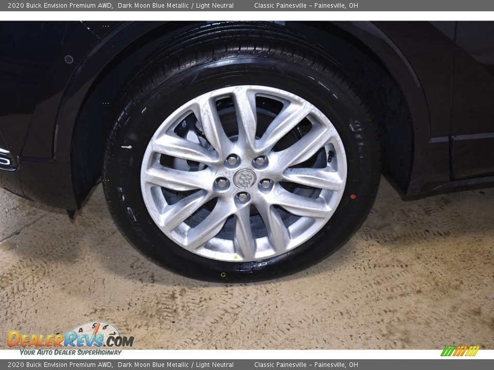 2020 Buick Envision Premium AWD Dark Moon Blue Metallic / Light Neutral Photo #11