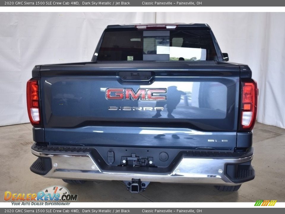 2020 GMC Sierra 1500 SLE Crew Cab 4WD Dark Sky Metallic / Jet Black Photo #3