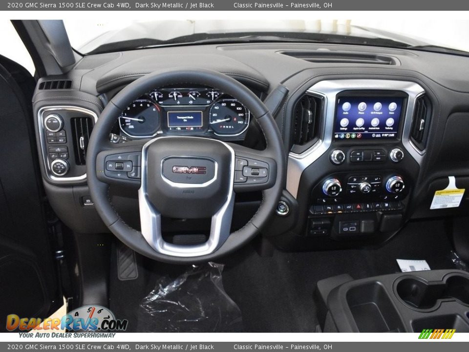 2020 GMC Sierra 1500 SLE Crew Cab 4WD Dark Sky Metallic / Jet Black Photo #8