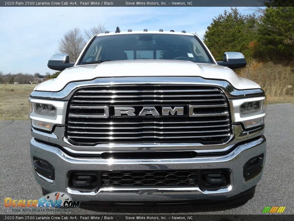 2020 Ram 2500 Laramie Crew Cab 4x4 Pearl White / Black Photo #3